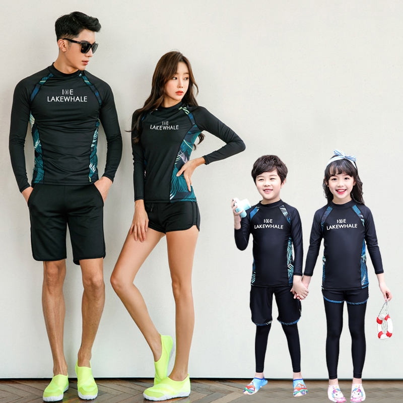 Couples diving suit women's swimsuit men's coat long sleeves long pants sunscreen jellyfish clothing surf suit split full body swimsuit