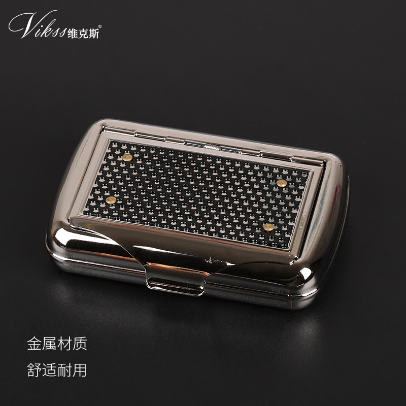 Hand-rolled tobacco box portable moisturizing tobacco pipe box moisturizing tank personalized sealed metal box put 70mm cigarette paper