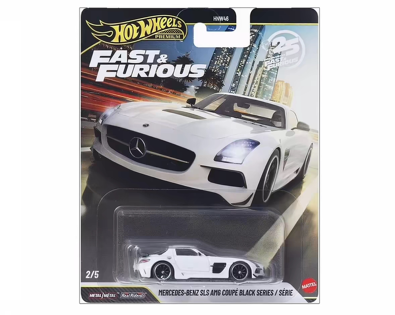Hot Wheels Hnw46 Fast and Furious Series Toyota Supra Mercedes-Benz Lexus Mclaren Alloy Car Model