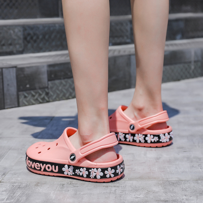 taobao agent 芬达猫 Summer non-slip beach footwear, cute sandals, 2021 collection, Korean style