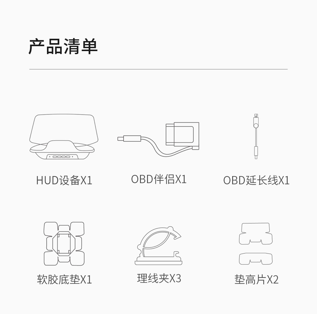 车萝卜 蓝牙版1S 彩屏HUD抬头显示器 ODB智能导航 图23