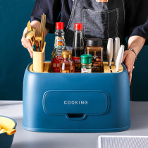 Kitchen shelve tool holder Seasoning Bottle of Seasoning Rack Sub versatile Divine Instrumental Supplies Home Big Full Chopsticks containing box