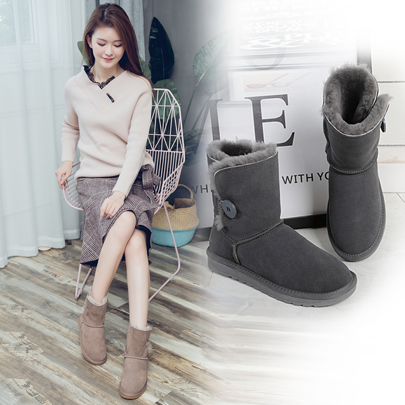 Bottes hiver pour femme en TPR  - Ref 3249346 Image 3