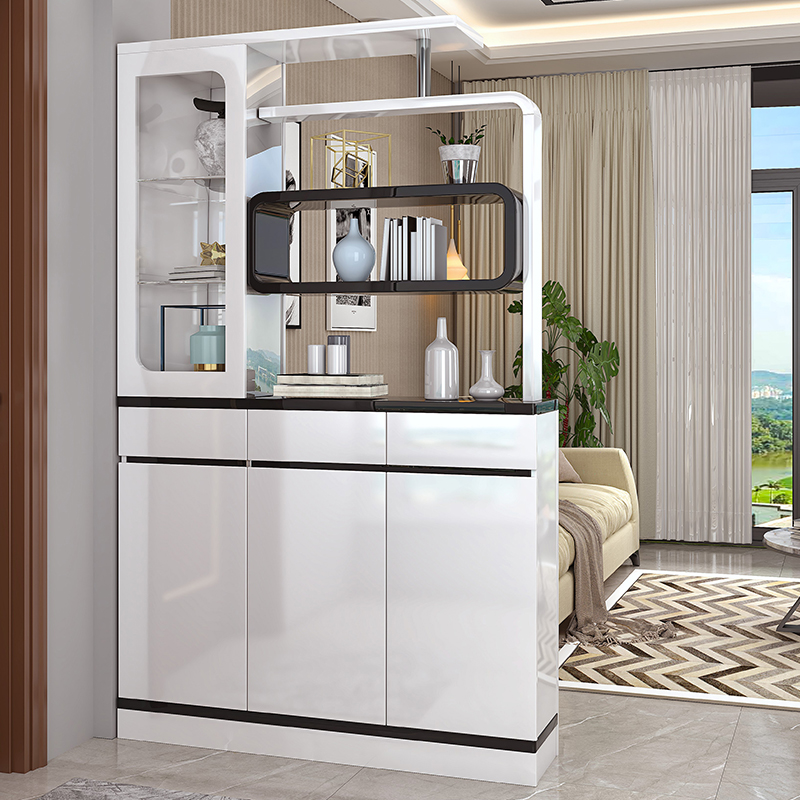 Living room ultra-thin entry cabinet shoe cabinet integrated modern simple partition screen cabinet small apartment storage against the wall wine cabinet