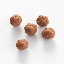 Long life lock wild dragon peach core carving boutique handmade diy original design baby gift accessories accessories