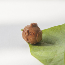 Zodiac chicken cartoon cute version of Dragon grain peach carving boutique pure handmade original diy baby adult gift