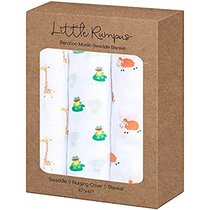 Little Rumpus Bamboo Muslin Swaddle Blanket – 47rdqu