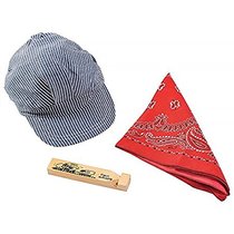 Little Engineer Hat Bandana Whistle Set by Funny Pa