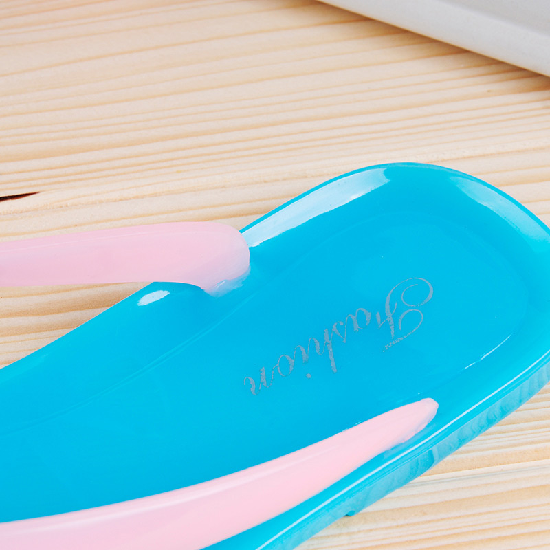 Nóng camellia flip- flops dép của phụ nữ nhựa thạch stereo camellia dép dép của phụ nữ