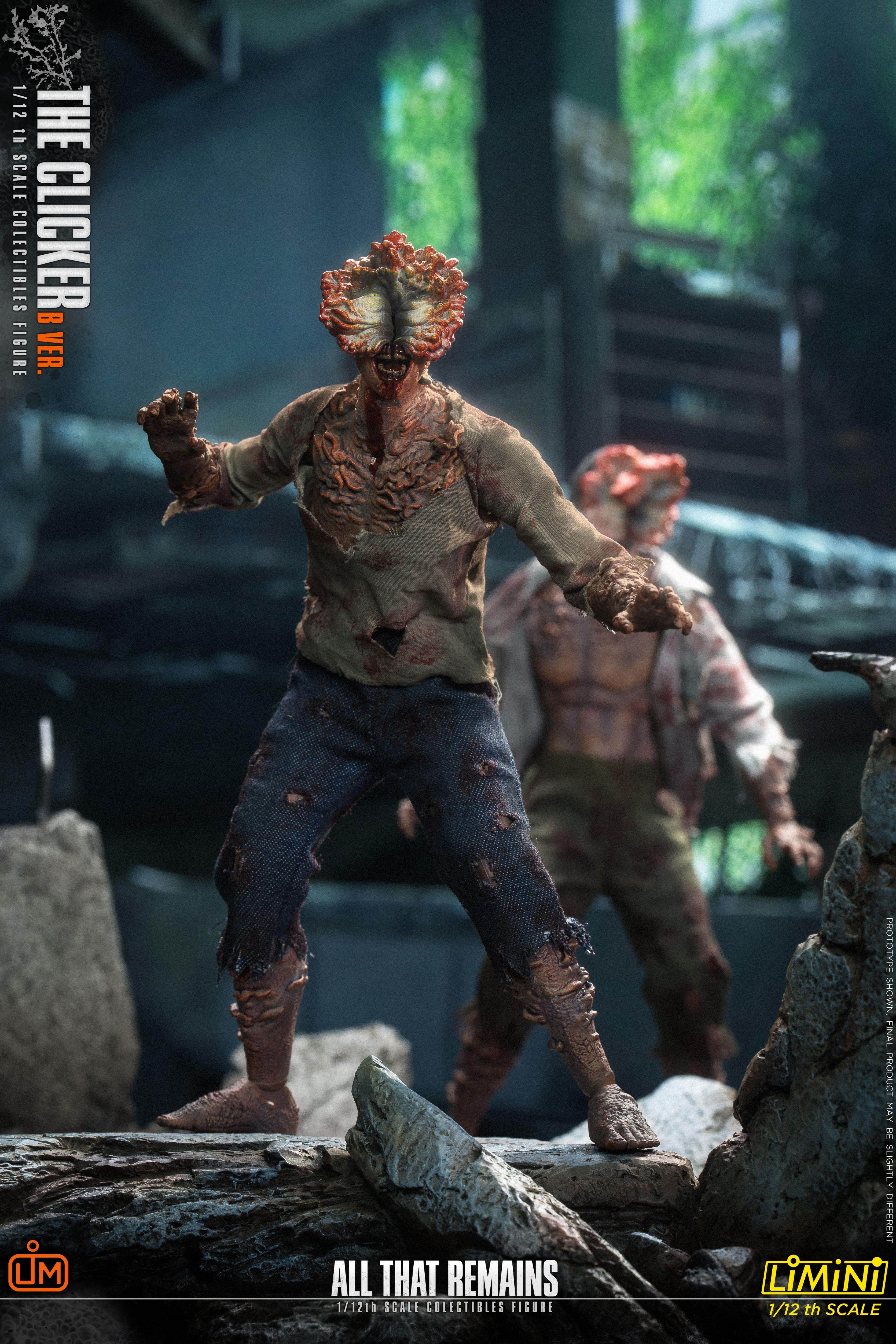 LimToys LMN010B 1/12 Last of Us The Clicker Zombie Action Figure