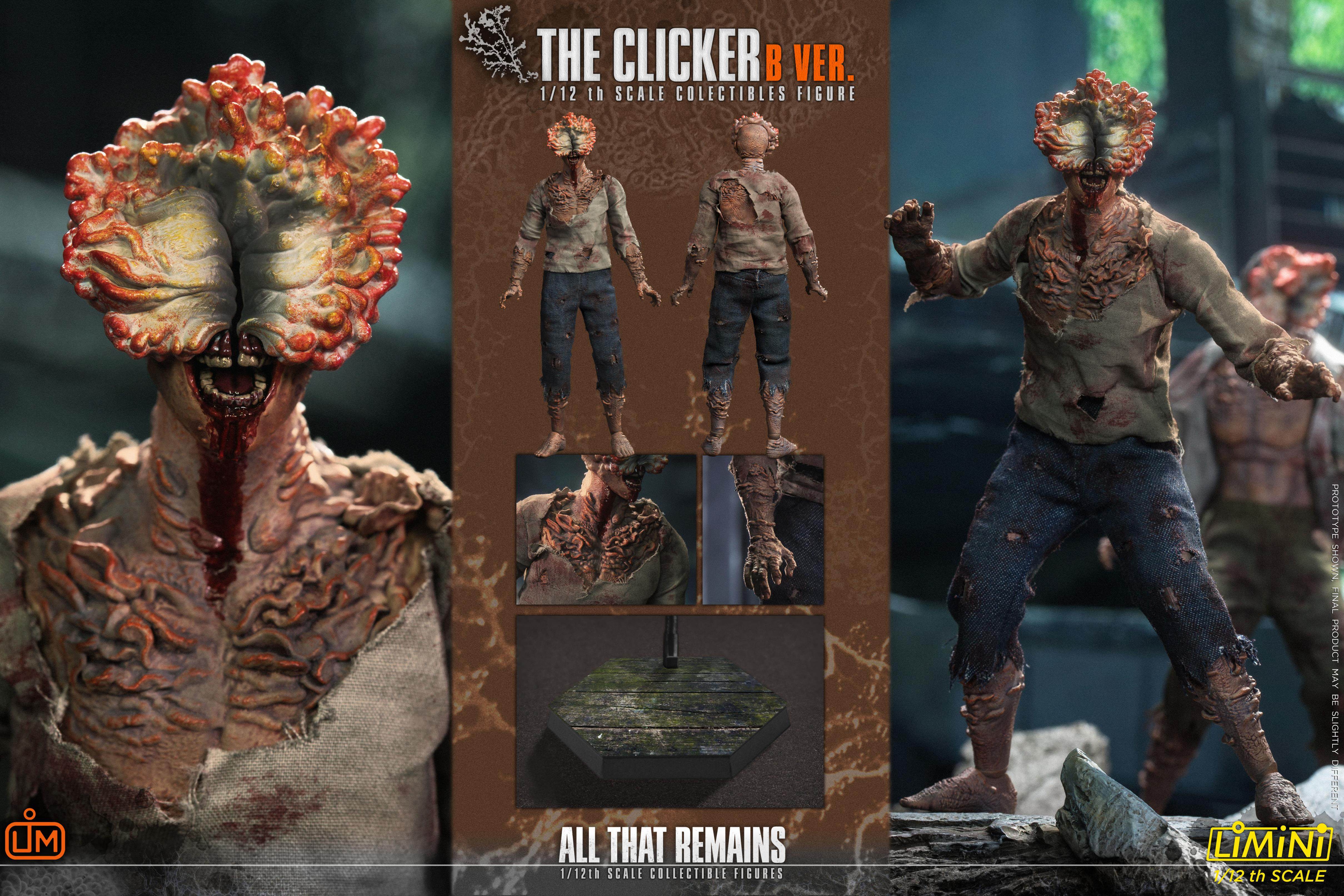 limtoys 1/12 Last of us The Clicker2体セット LimToys LMN010B 1/12 Last of Us The Clicker Zombie Action Figure