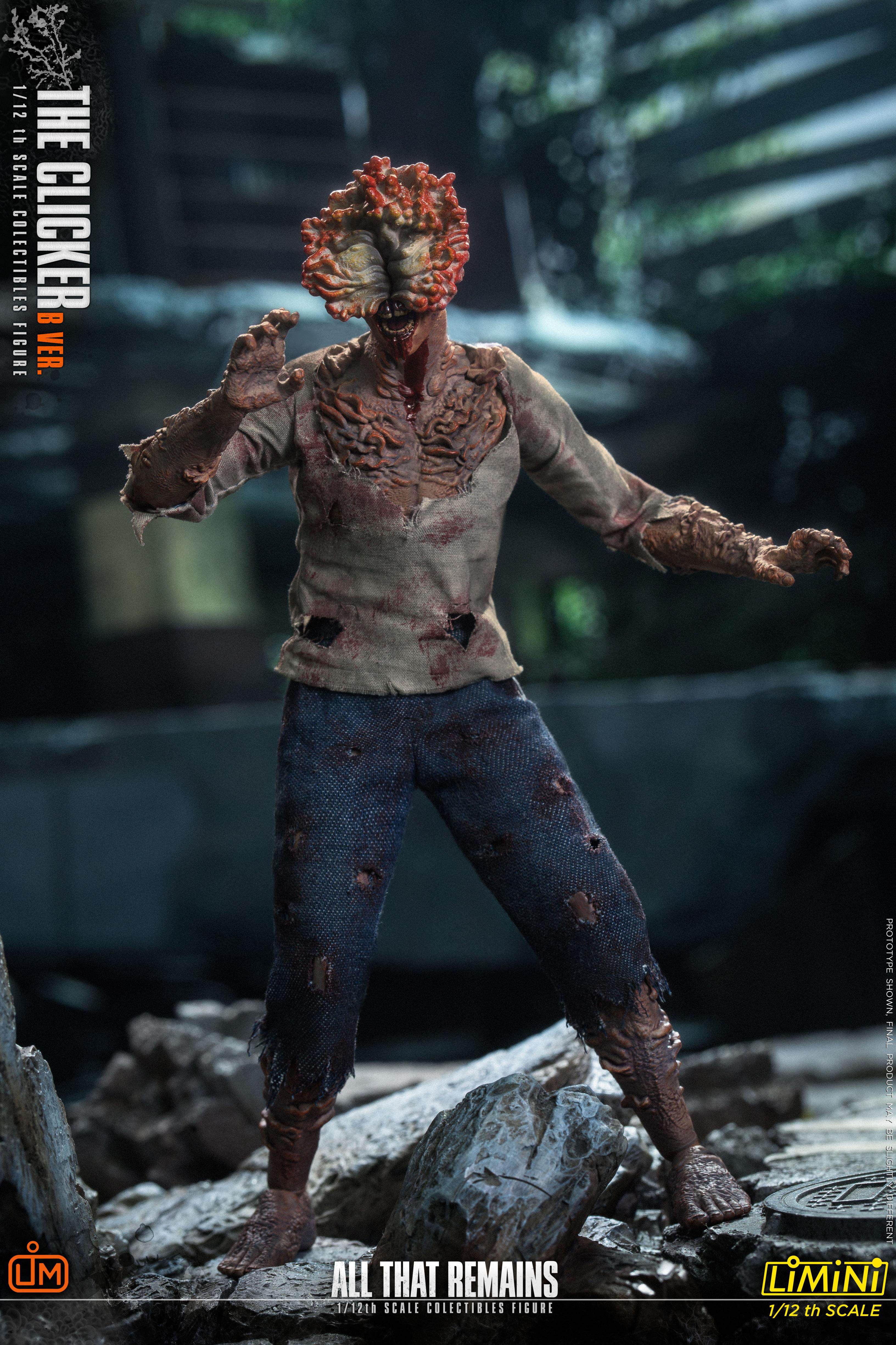 LimToys LMN010B 1/12 Last of Us The Clicker Zombie Action Figure