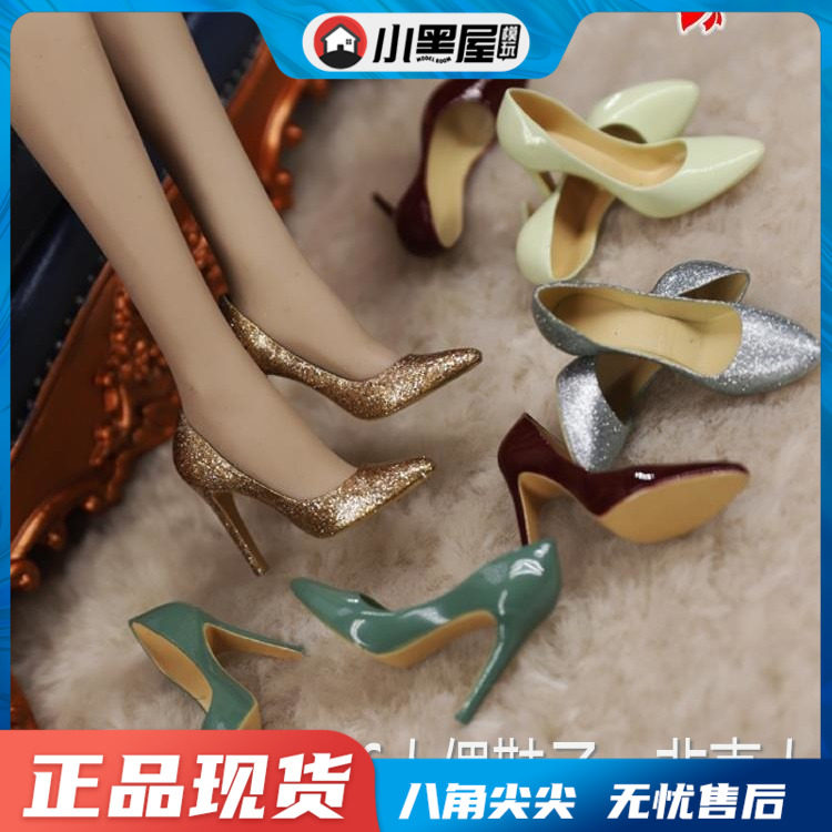 Spot Feeltoys 1 6 FT018 Fashion OL Candy Color High Heels Lady Sandals Disposable