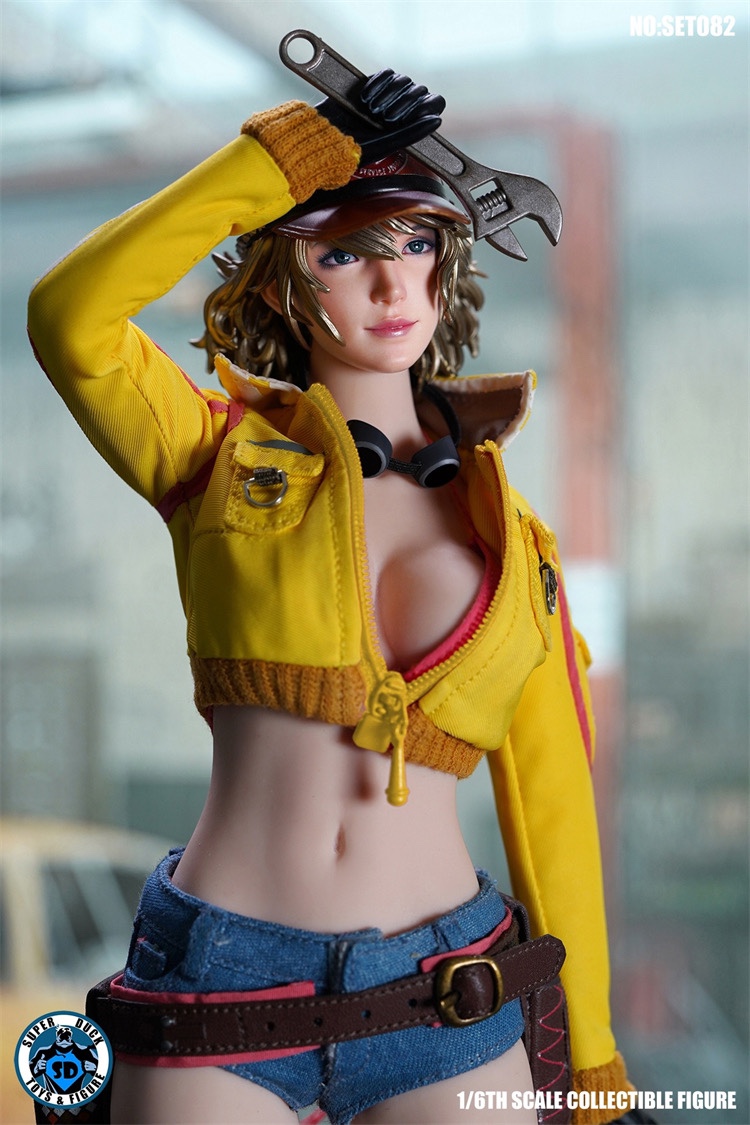 SUPER DUCK 1/6 Cidney Aurum  シドニー オールム SUPER DUCK Cindy Aurum Final Fantasy 1/6 Female Action Figure