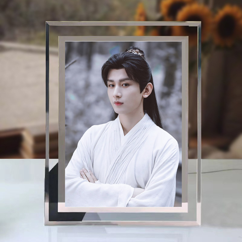 Chengyi Lotus Building Stars Perimeter Crystal Photo Frame Decoration Pendulum Standing Signs Should Aid Girls' Day Gifts Tailor-Taobao