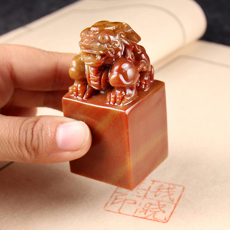 Engraved seal seal making Pixiu square chapter custom name seal name private seal personal name signature seal custom seal