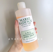  Large Capacity Special Offer Mario Badescu AHA Fruit Acid Shower Gel 472ml Exfoliating Chicken Skin Back Acne