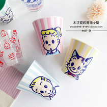 Spot Japan skater Hara OSAMUGOODS little girl children cartoon juice cup 270ml New