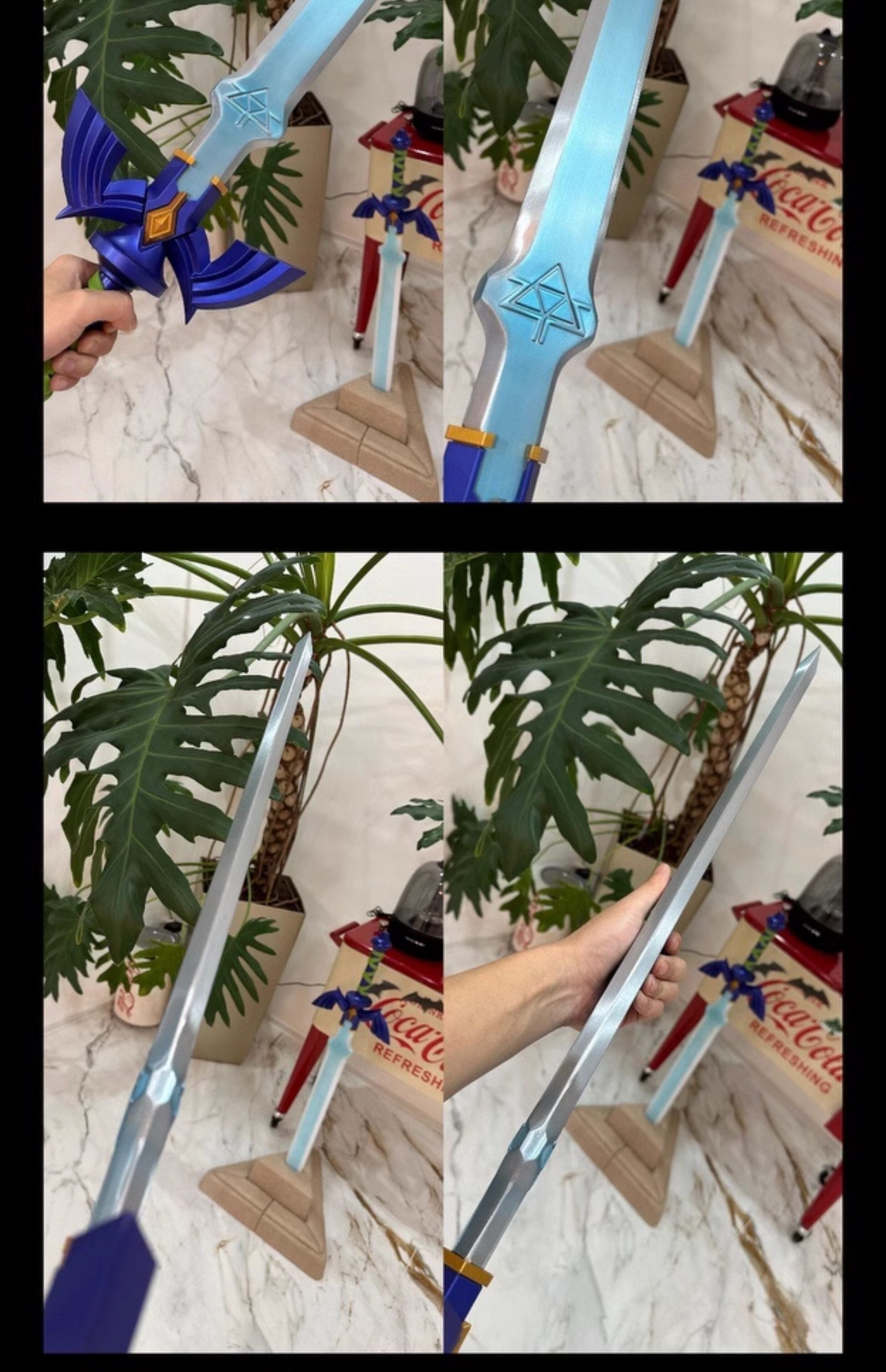 젤다의 전설 굿즈 브레스 소품 소드 스워드 코스프레 마스터소드 피규어 검 방패-모바일 11번가