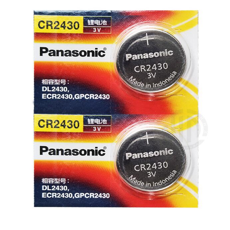 Panasonic CR2430 button battery 3V lithium volvo Volvo XC60S60l S80l car key remote control