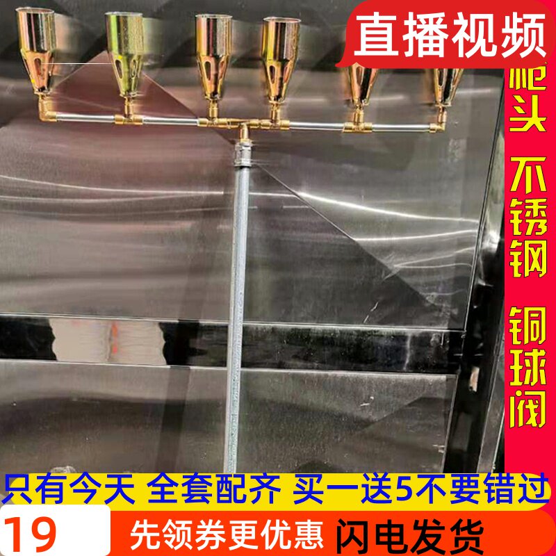 Pig Farm Gas Liquefied Gas Flame Disinfection Gun Sterilizer Farm Double Switch Weeding Long Jet Fire Gun