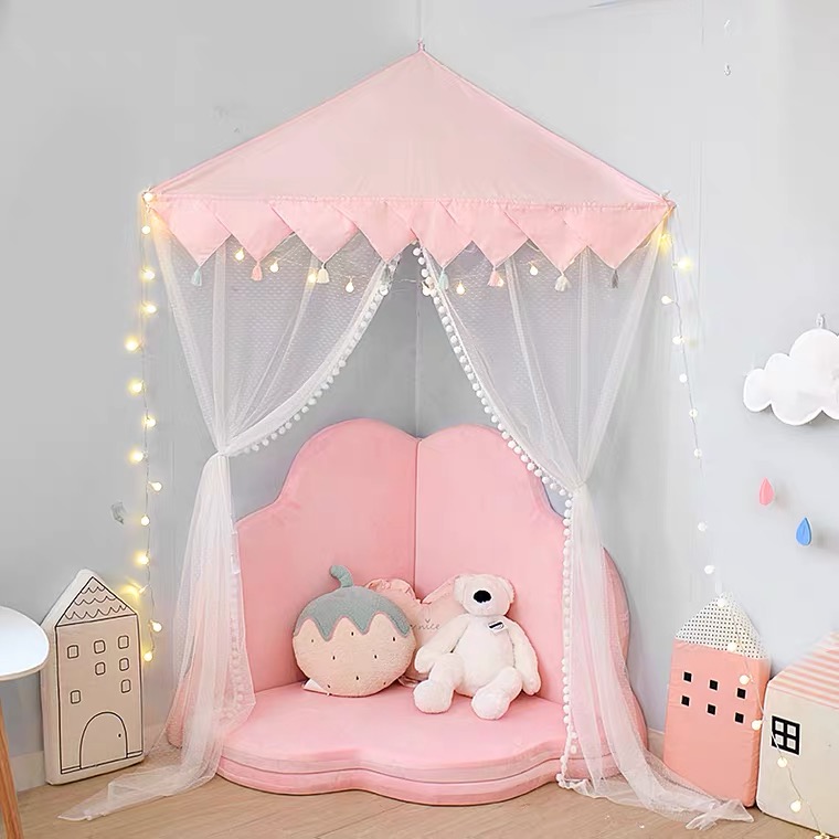 Children Tent Corner Reading Corner Reading Corner Reading Corner Game House Princess Room Boy Girl Indoor Toy Pure Cotton Mosquito Net
