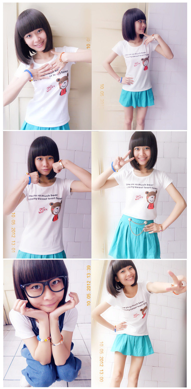 Perruque ENEW   cheveux raides Court - Ref 2607930 Image 29