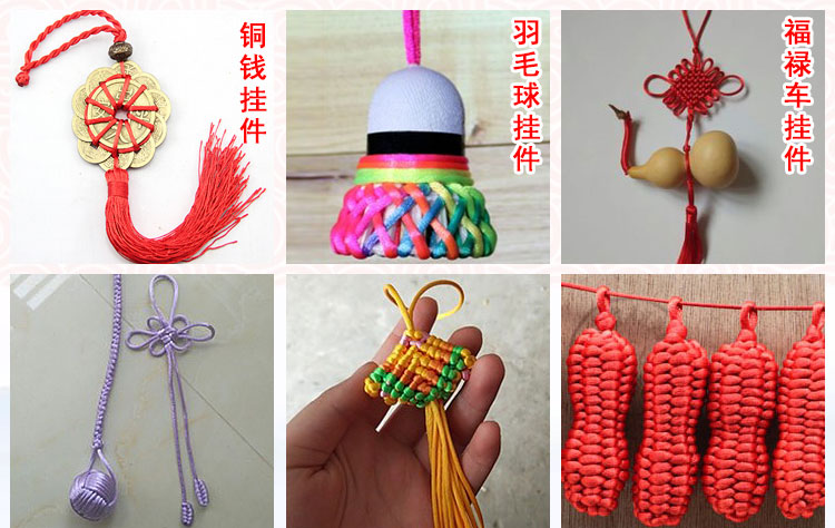 Trung Quốc thắt nút dây bện dây đỏ DIY dây dệt tay 5 sợi màu đỏ năm nay vòng đeo tay đan dép - Vòng đeo tay Clasp vòng tay titan
