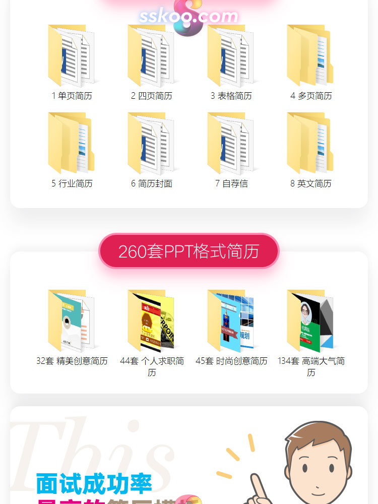 个人简历求职面试创意word应届毕业大学生设计工程师简历PSD模板插图4