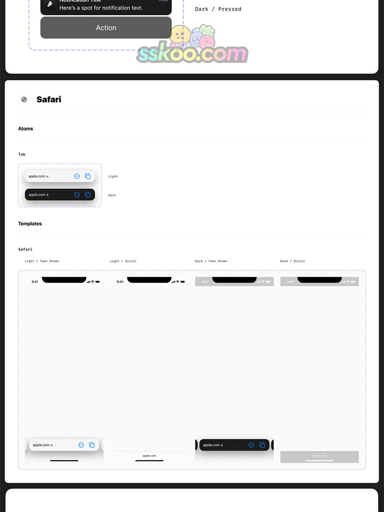 iOS15苹果iPhone手机UI界面组件设计标准规范模板figma素材模板插图39