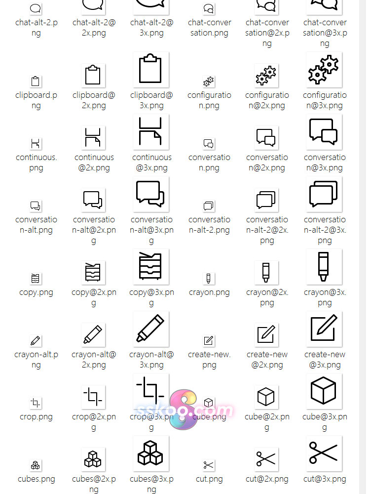 工具设置软件线形APP界面UI图标ICON作品AI矢量SVG设计Sketch素材插图3