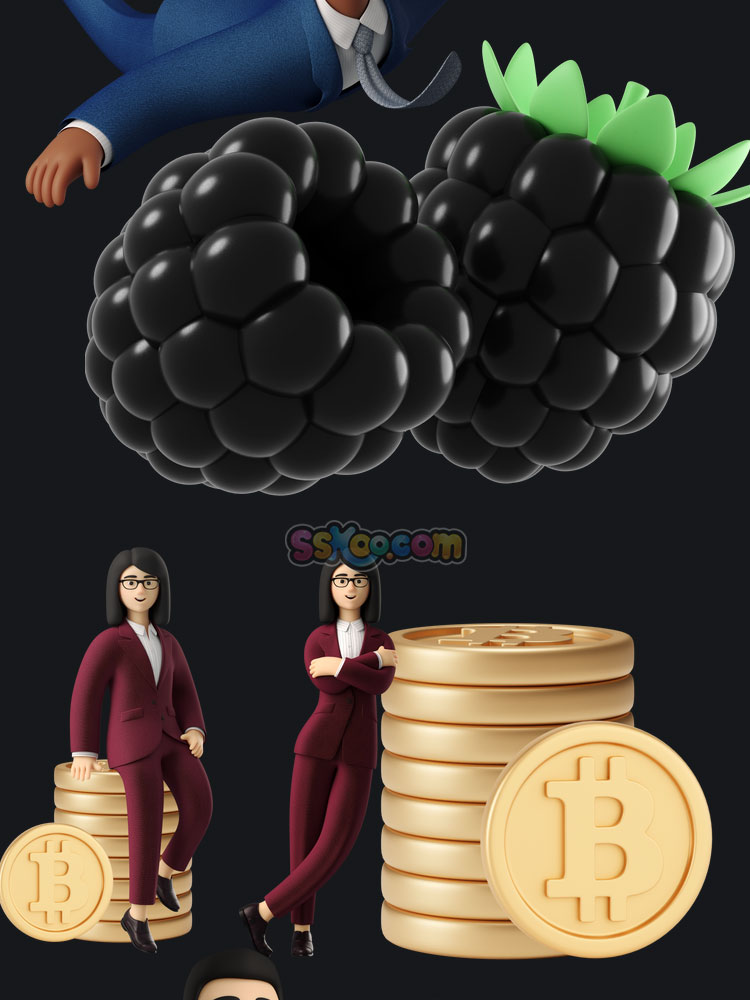 3D立体潮流网页UI图标ICON插画插图作品集装饰图片PPT素材PNG免扣插图2