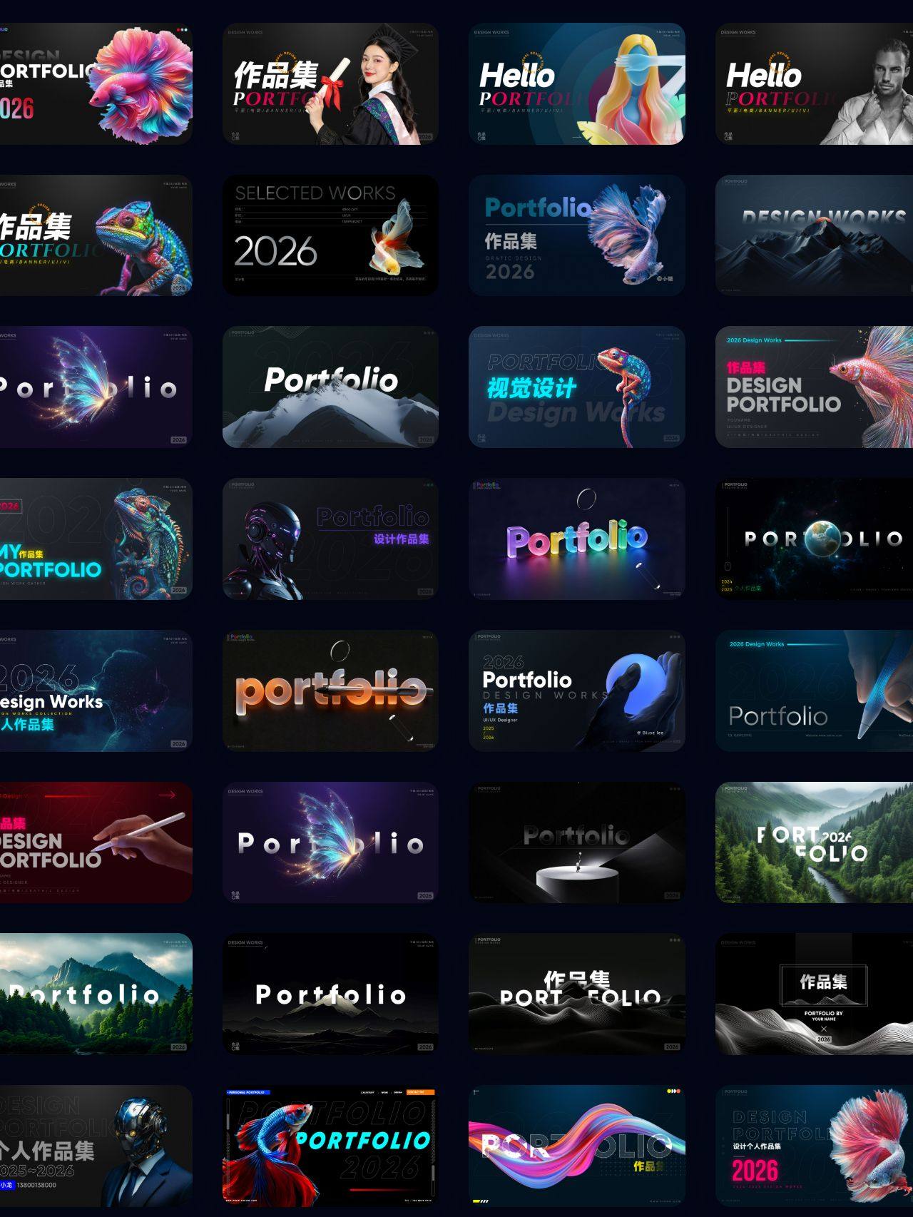 设计生速存!这200套封面模板让我作品集直接开挂!插图5 sskoo.com思酷素材