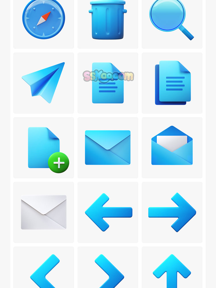 3D立体创意质感UI图标ICON插画APP插图设计作品Banner图片PPT素材插图22