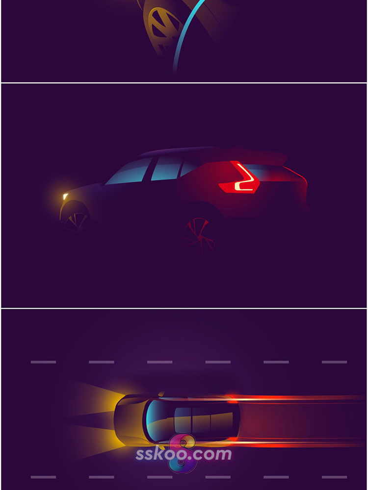 智能汽车加油洗车形象插画绘画插图作品AI矢量SVG设计Sketch素材插图5