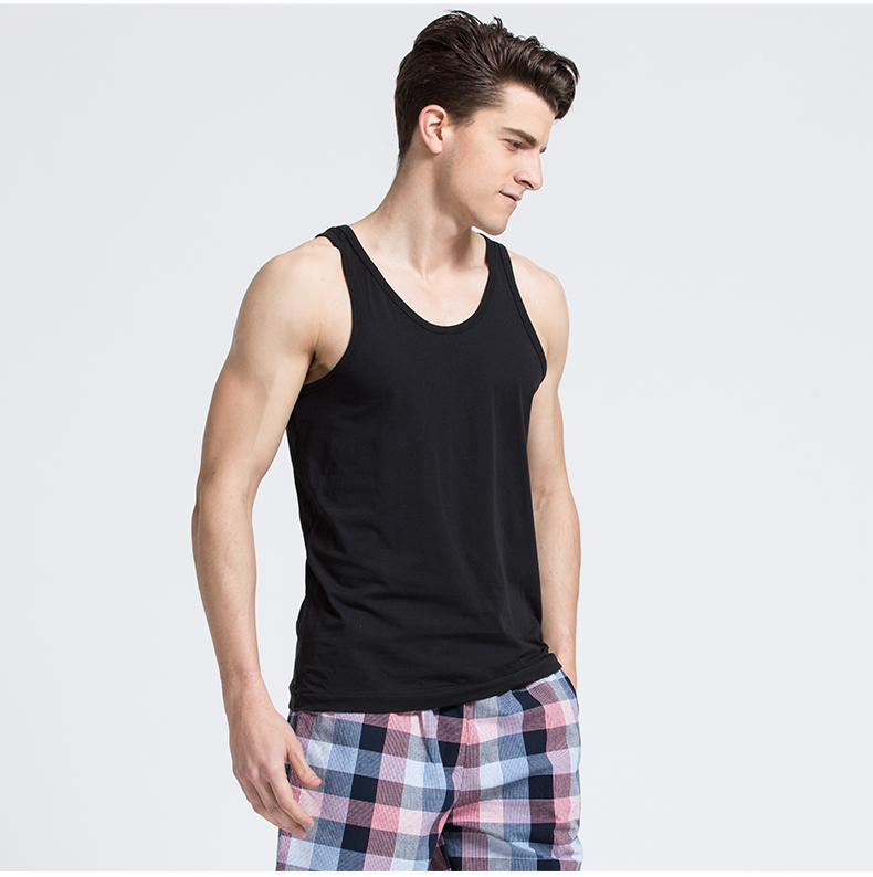 Mới 1 loạt mùa hè mới cotton nam vest thanh niên tự canh loại áo bông thể thao vượt rào áo lót nam