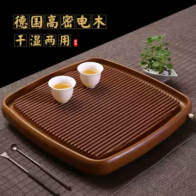 Electric Wood tea tray German household dry bubble simple tea set Electric Bakelite one person with small model creative tea Taiwan tray