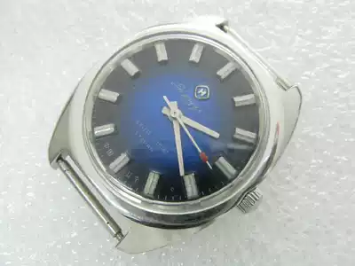 H plate old red flag watch triangle deck movement (transition machine certificate)