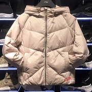 Li Ning xuống áo khoác nữ 2018 mới đích thực mùa thu đông thể thao dày áo ấm trùm đầu AYMN056 - Thể thao xuống áo khoác
