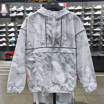 Li Ning Sports Wind Clothes Men Wade Series With Cap Sleeve Head Loose Windproof Jacket 2020 Fall AFDQ401