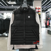 Li Ning sports down vest 2019 winter new loose cardigan casual mens sportswear AMRP007-1