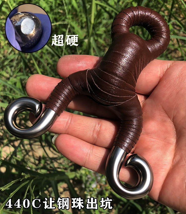 Atah Cold Bend Slingshot Traditional 440 Gradual Layer Fox 304 Stainless Steel Small S Titanium Alloy Manual Cold Bending Custom Bow