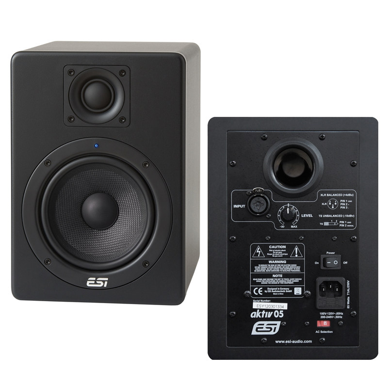 ESI Germany aktiv05 New 5 "Active Speaker Desktop Active Monitor Audio