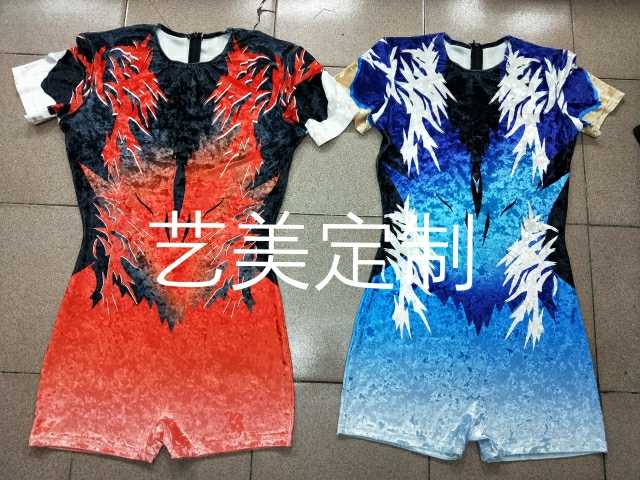 Professional custom aerobics performance suit Fox Games Competition Clothing Gymnastics Clothing Clothing