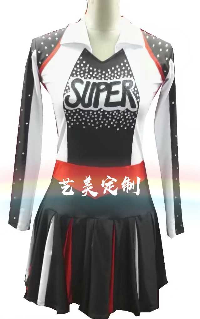Art and beauty professional custom cheerleading competition clothing Fox aerobics dance clothing cheerleading performance clothing