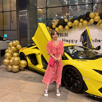 2021 summer dress new fairy dress ankle fairy wind forest gentle style gentle wind floral French niche dress skirt