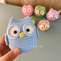 Hardjia hair Rainbow owl wiring woven round roll hanging pin package for new hand hook needle