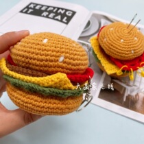 Hamburg needle insert food hung food handling small food gift package diy send new video tutorial