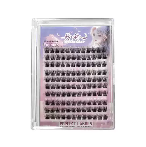 5D Mink Velvet Baby Изогнутые поддельные ресницы ленивая трилогия Три -мерные натуральные плюшевые сегменты.