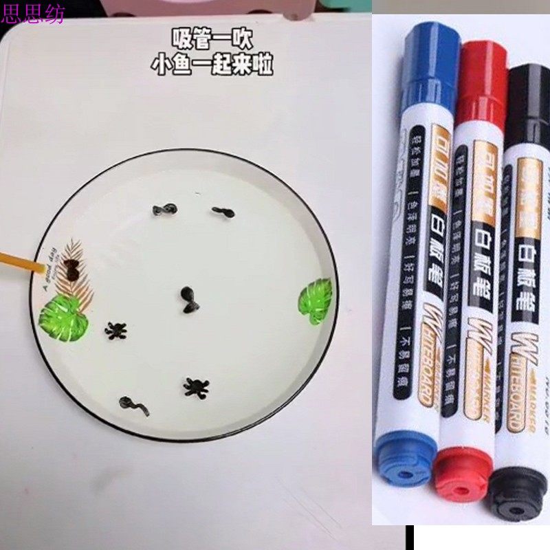 A crab whiteboard pen that floats and swims in the water.